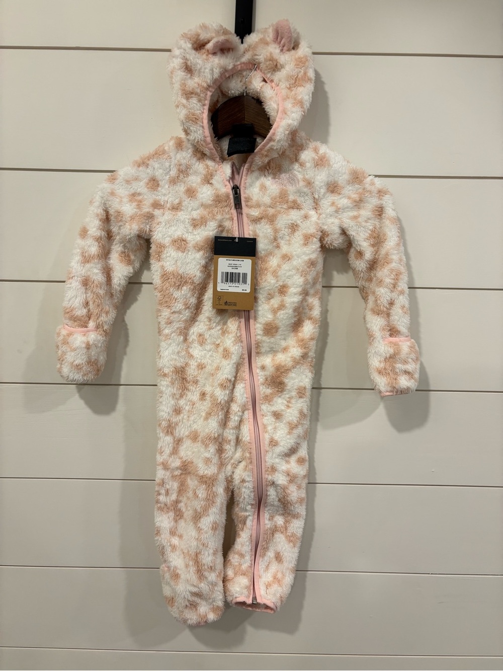 The North Face Baby Bear 1 Piece in Gardenia White NWT size 18-24 months